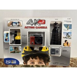 New Open Box Explore‎ One 4K Wifi Action Camera Floating Handle 32GB